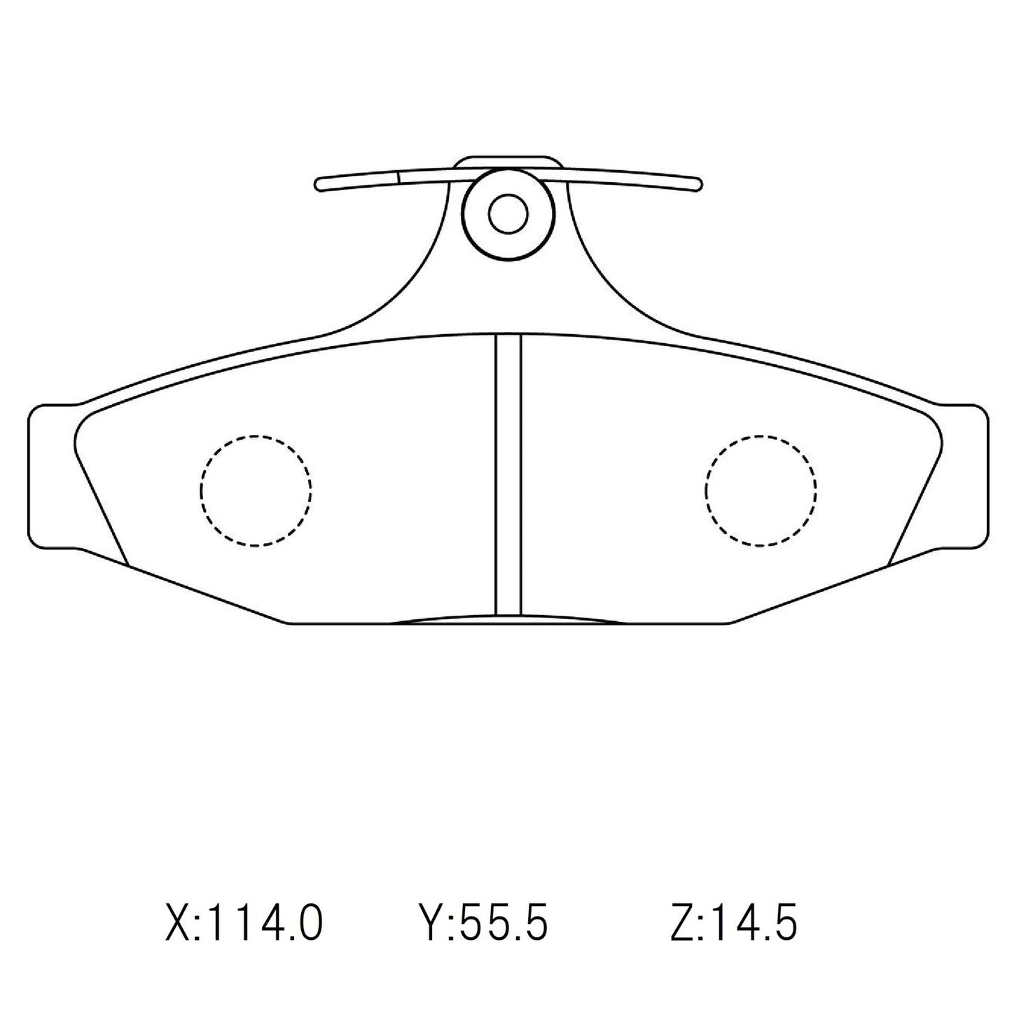 WinmaX Brake Pads Commodore (DB1086)