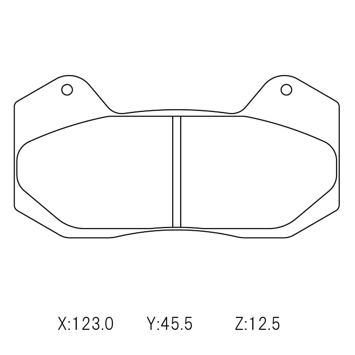 WinmaX Brake Pads Wilwood Dynapro Six Lug 6712