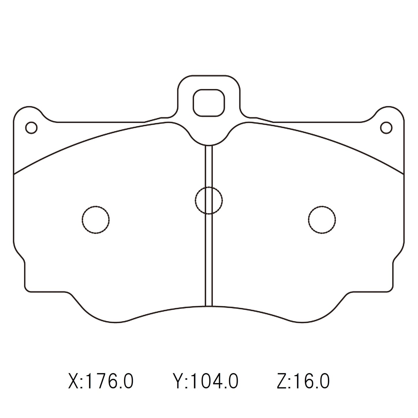 WinmaX Brake Pads Alcon CAR17 Caliper