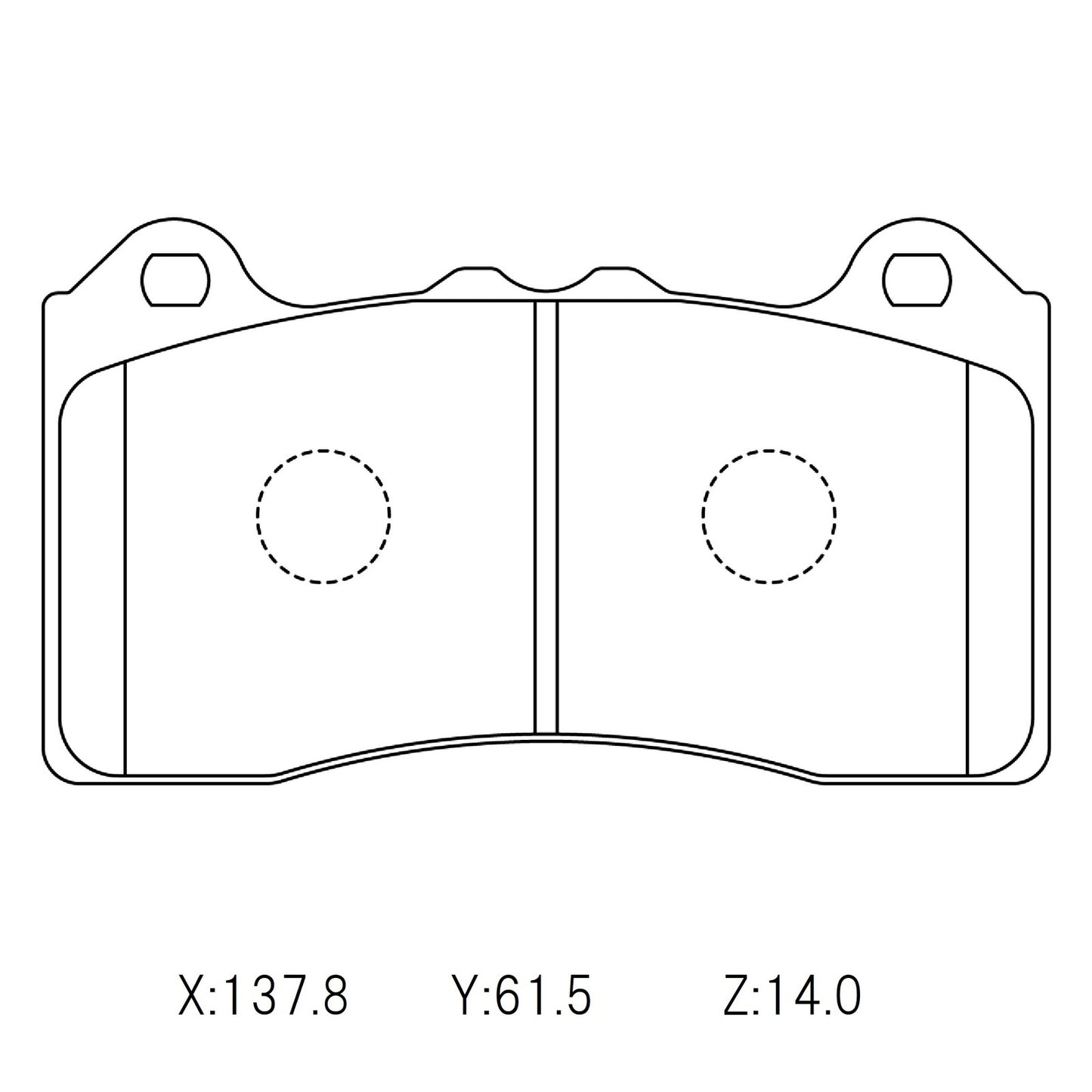 WinmaX Brake Pads Ford Focus III RS (Brembo)