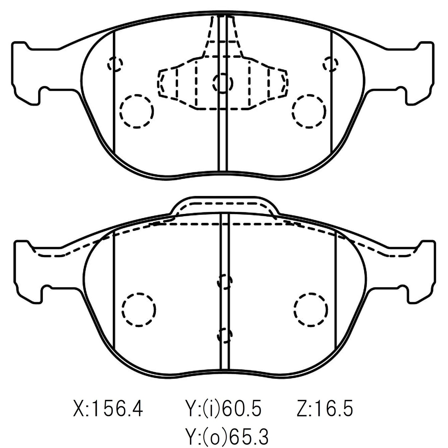 WinmaX Brake Pads Ford Fiesta 2001