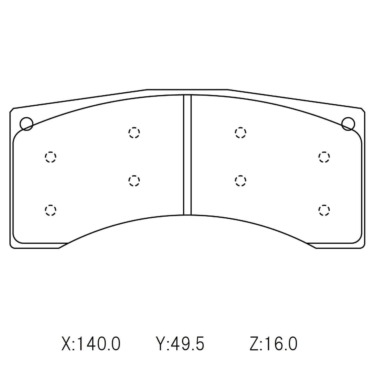 WinmaX Brake Pads Brembo 4 pot RD46 Fiesta R5 Gravel Rally