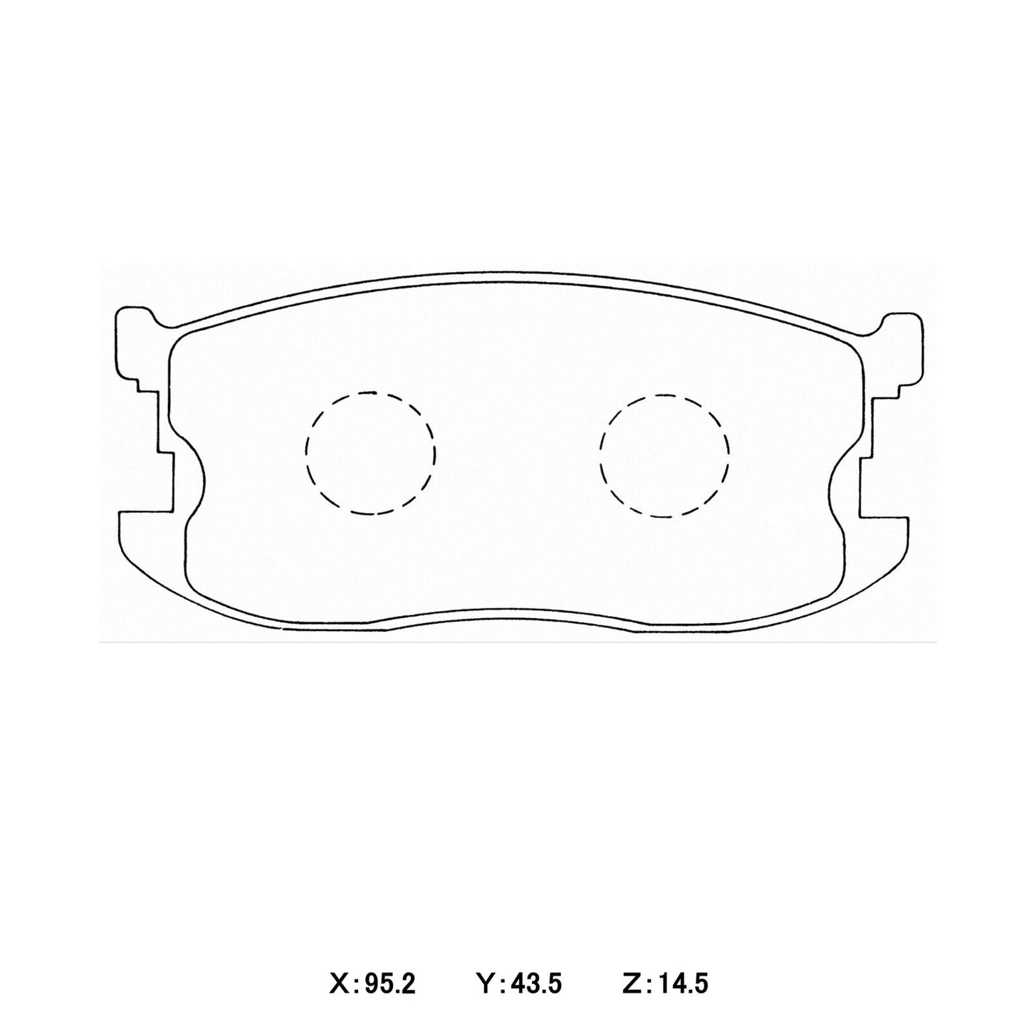 WinmaX Brake Pads Ford Laser / Mazda 323