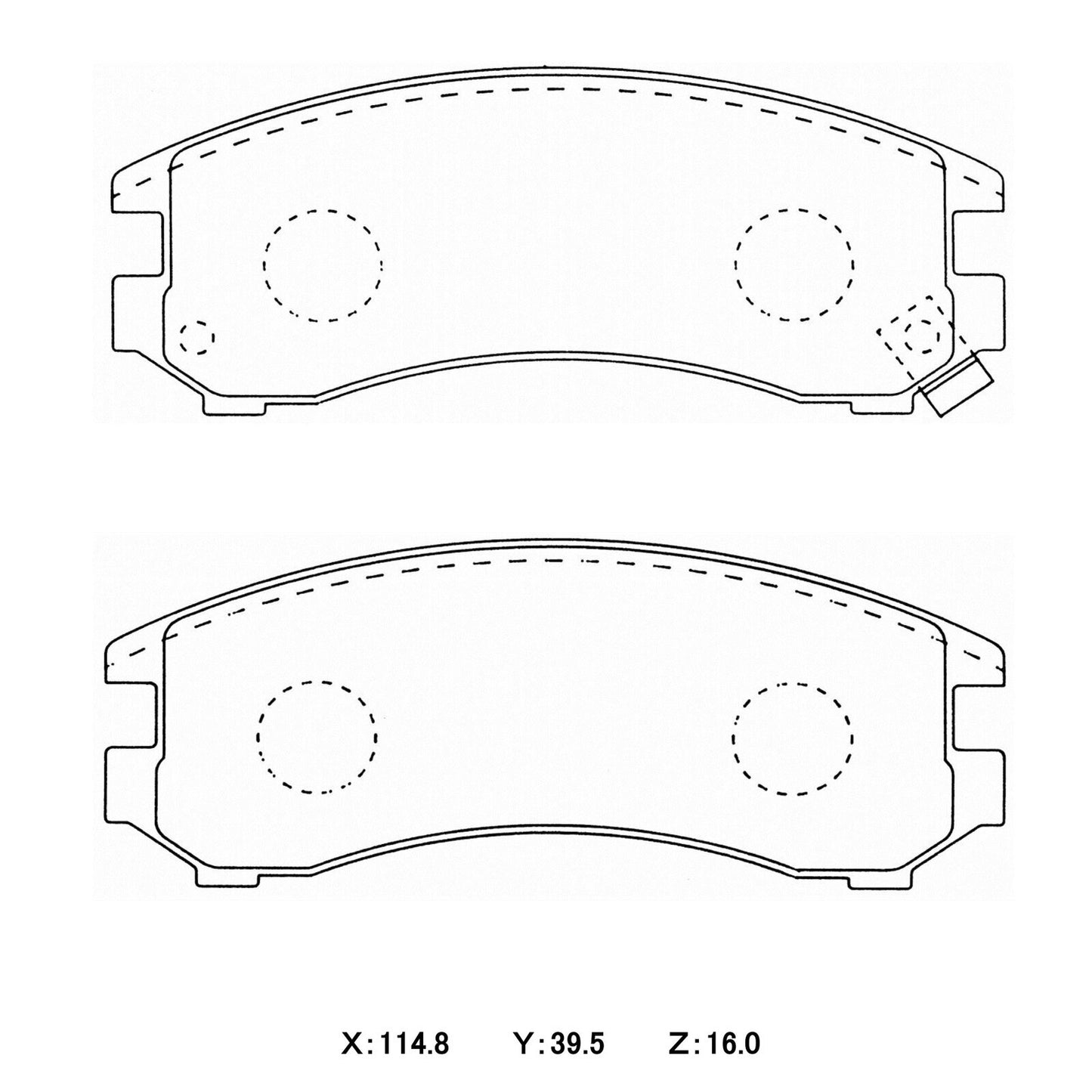 WinmaX Brake Pads Nissan 180SX S13 NA