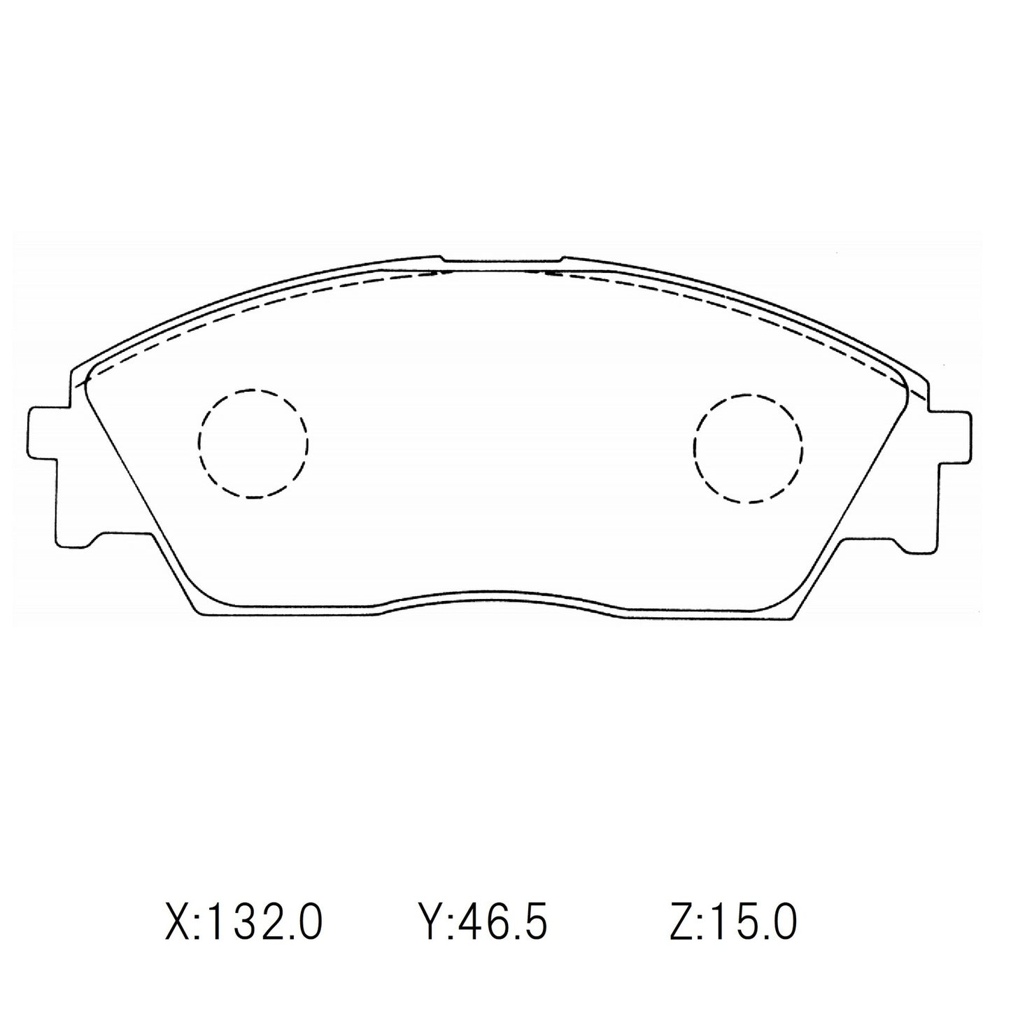 WinmaX Brake Pads Honda Civic EF3,4,5 / Honda CRX