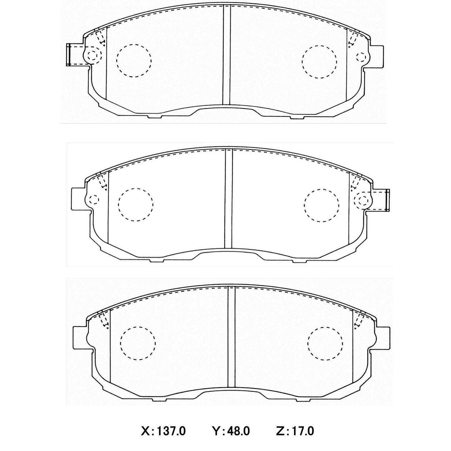 WinmaX Brake Pads Nissan S13 200SX / Skyline / Stagea