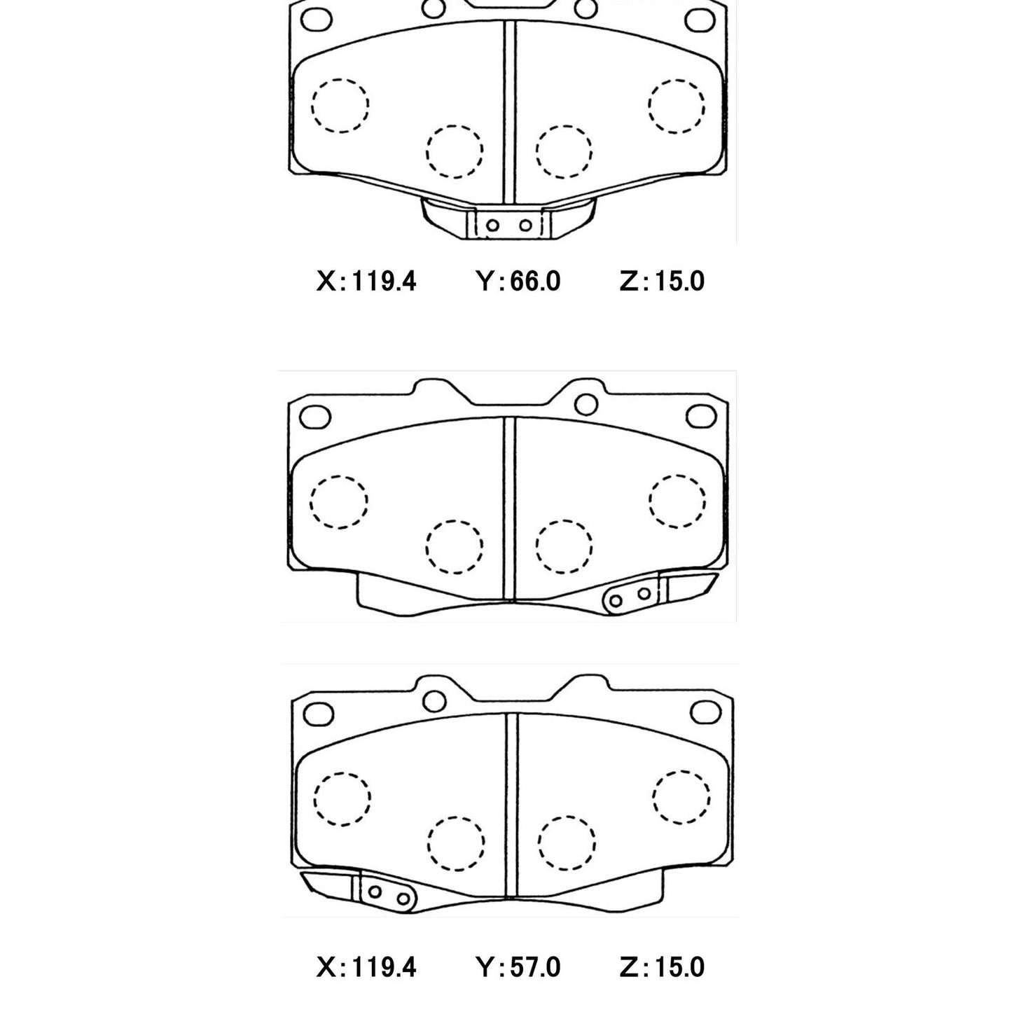 WinmaX Brake Pads Toyota Hilux / Landcruiser