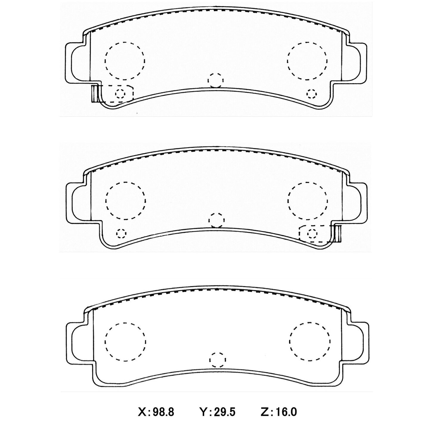 WinmaX Brake Pads Nissan Pulsar N14