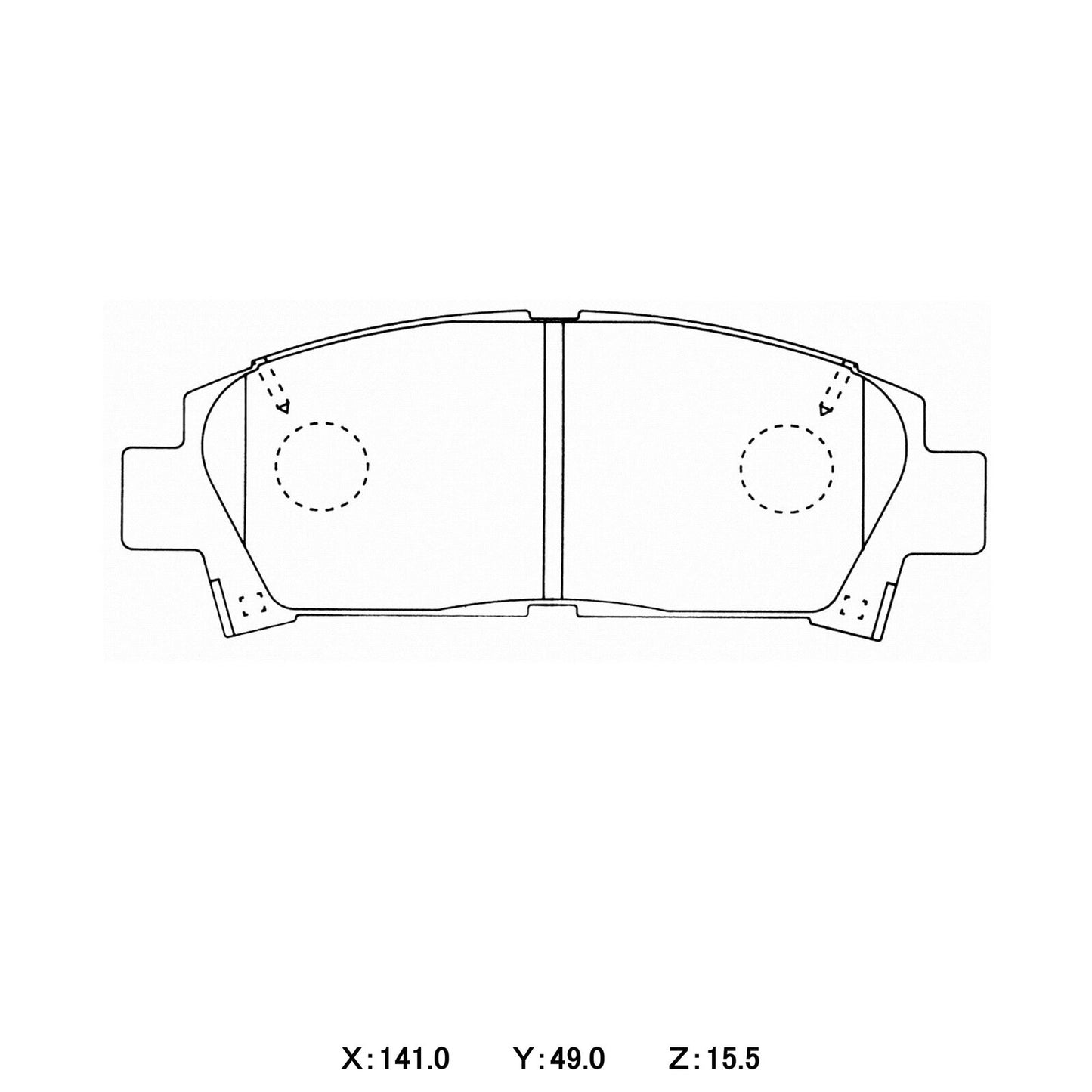WinmaX Brake Pads Toyota MR2 / Celica / Corolla