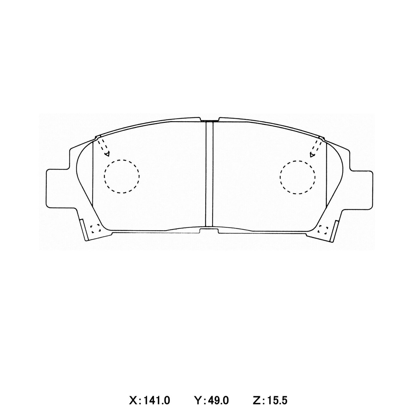 WinmaX Brake Pads Toyota MR2 / Celica / Corolla
