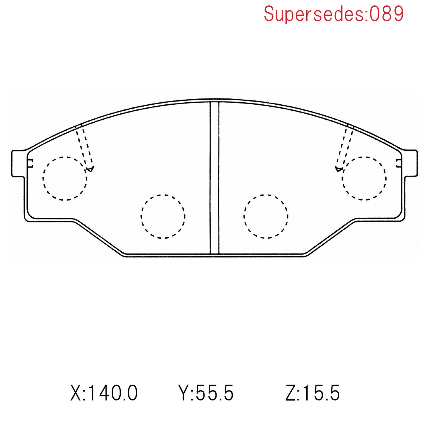 WinmaX Brake Pads Toyota Hiace / Hilux (DB318)