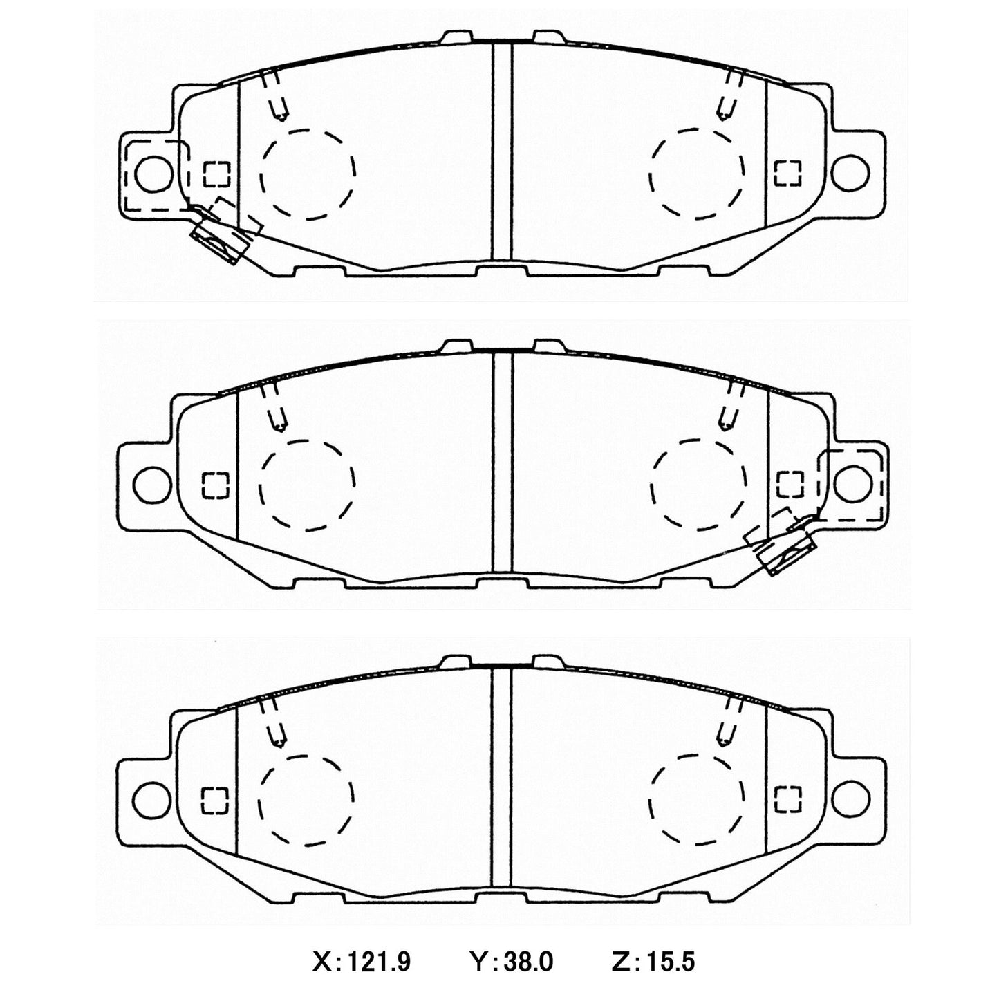 WinmaX Brake Pads Toyota Supra JZA80 1pot
