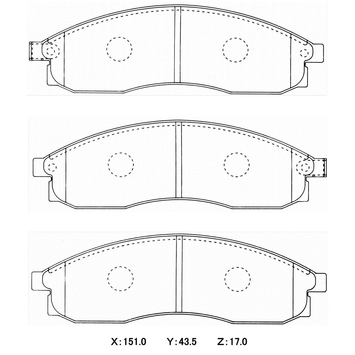 WinmaX Brake Pads Nissan Skyline / Stagea