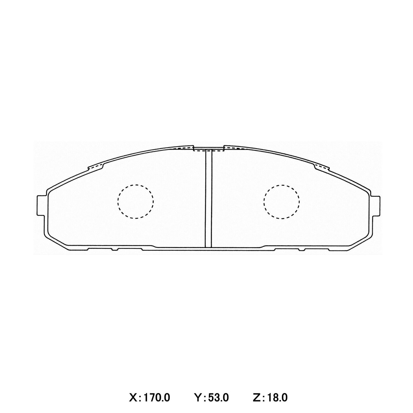 WinmaX Brake Pads NIssan Patrol (Y61, GU) FRONT
