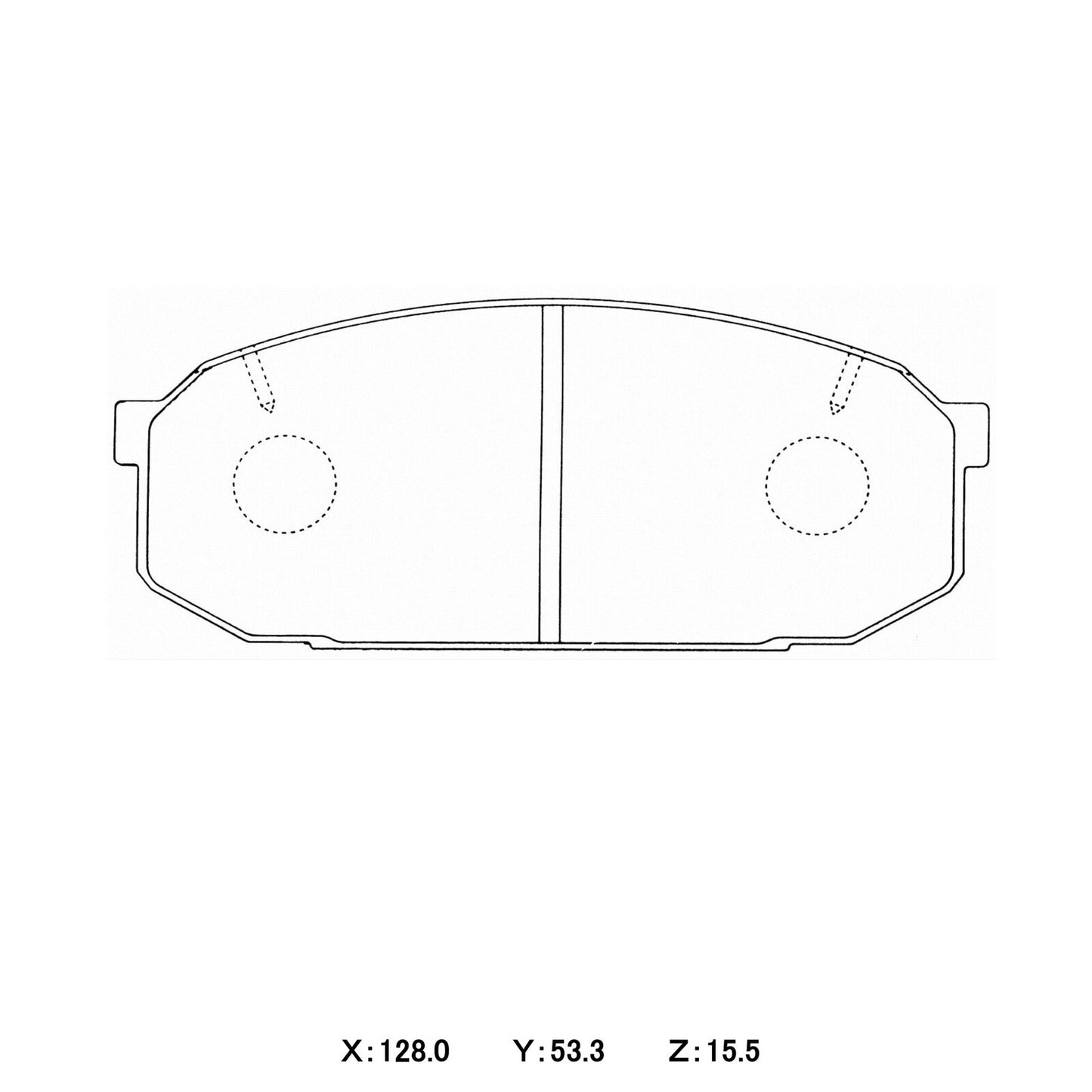 WinmaX Brake Pads Mazda GTX Familia