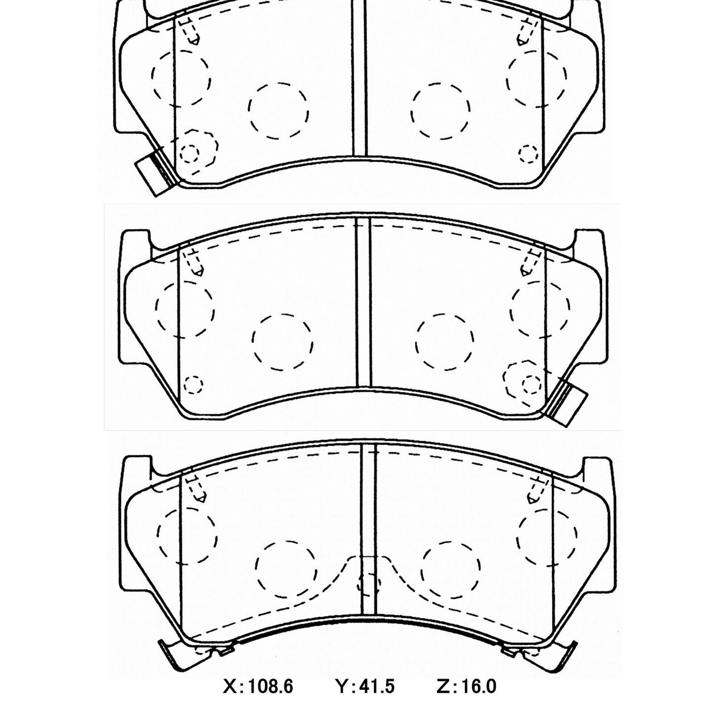 WinmaX Brake Pads Nissan Pulsar N15