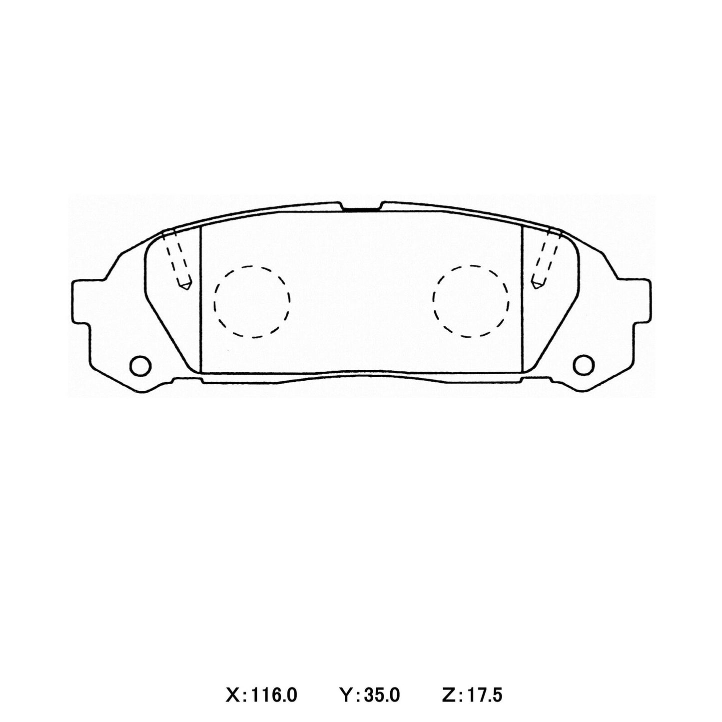 WinmaX Brake Pads Toyota Chaser JZX100