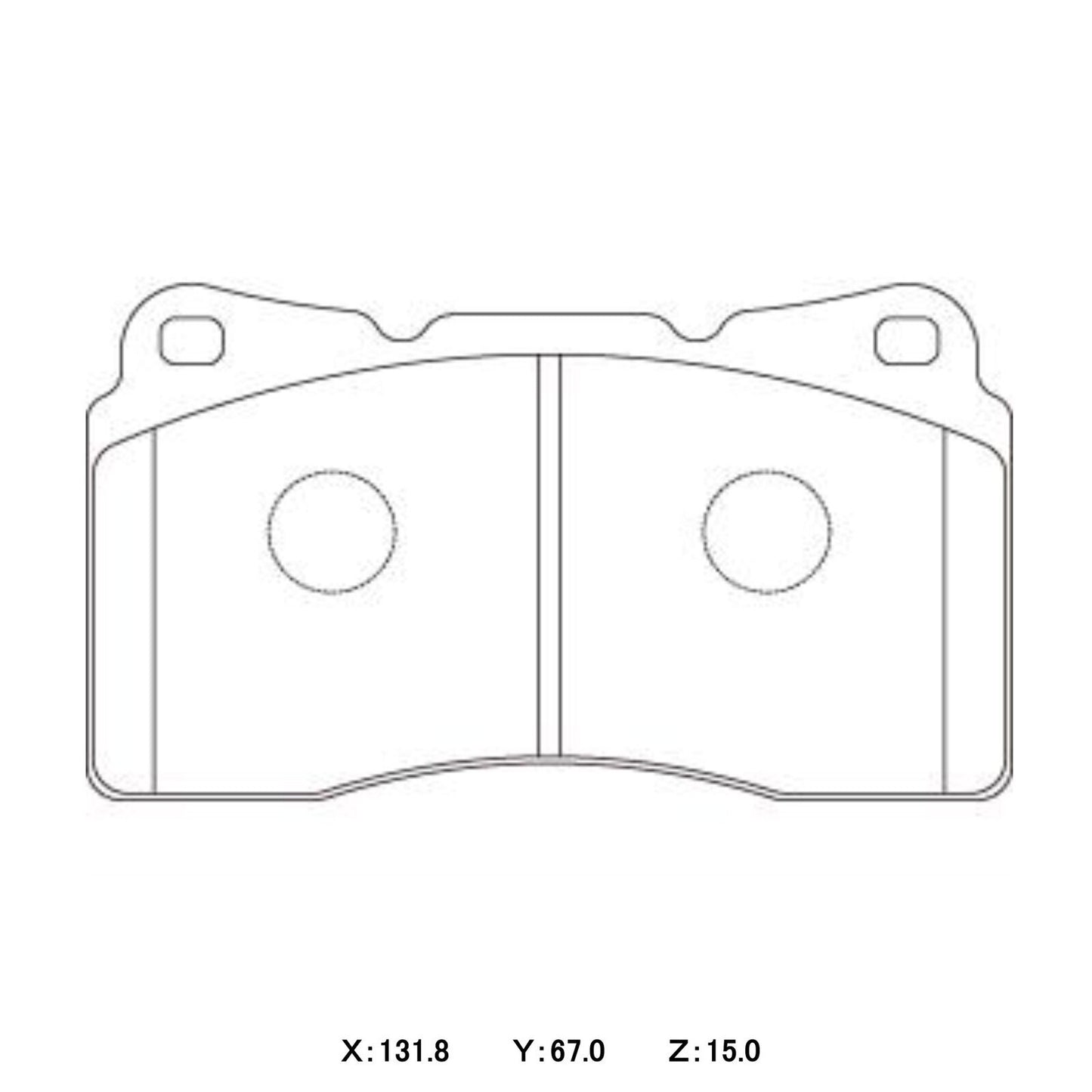 WinmaX Brake Pads Brembo Evo / WRX Sti / Commodore REDLINE