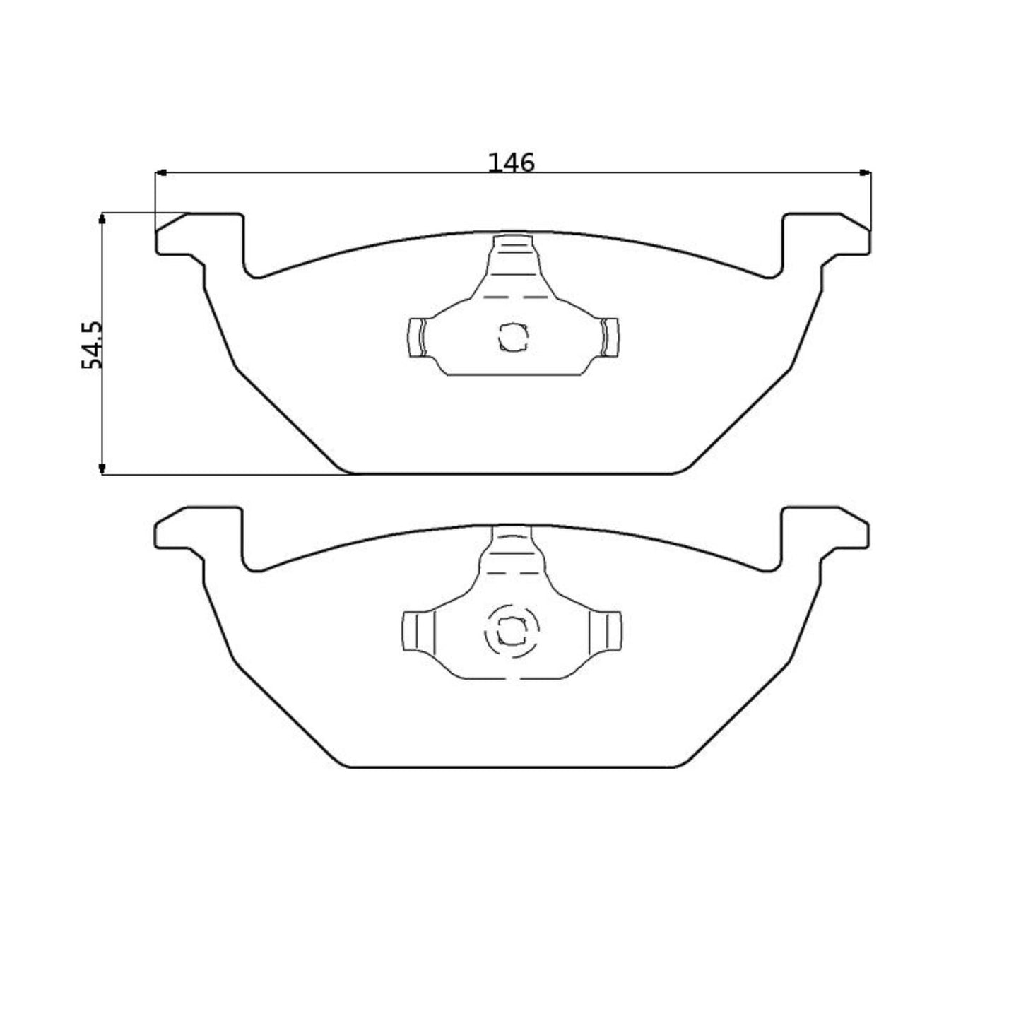 WinmaX W5 Performance Trackday Brake Pads Audi A3/Golf/Polo Front