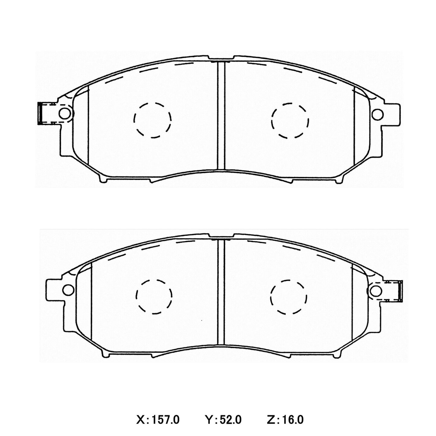WinmaX Brake Pads Nissan 350Z / Stagea / Navara D40