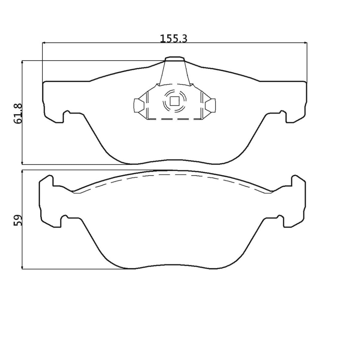 WinmaX Brake Pads Alfa Romeo 145/147/155156/GTV