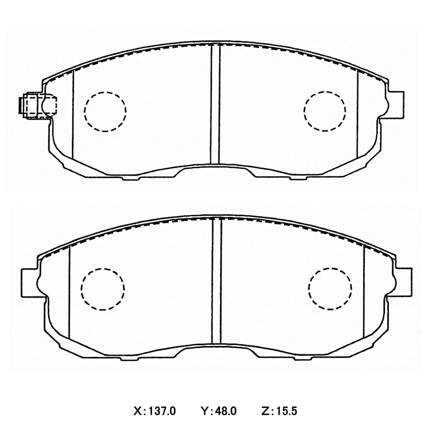 WinmaX Brake Pads Nissan Stagea M35 / 350Z Touring / V35