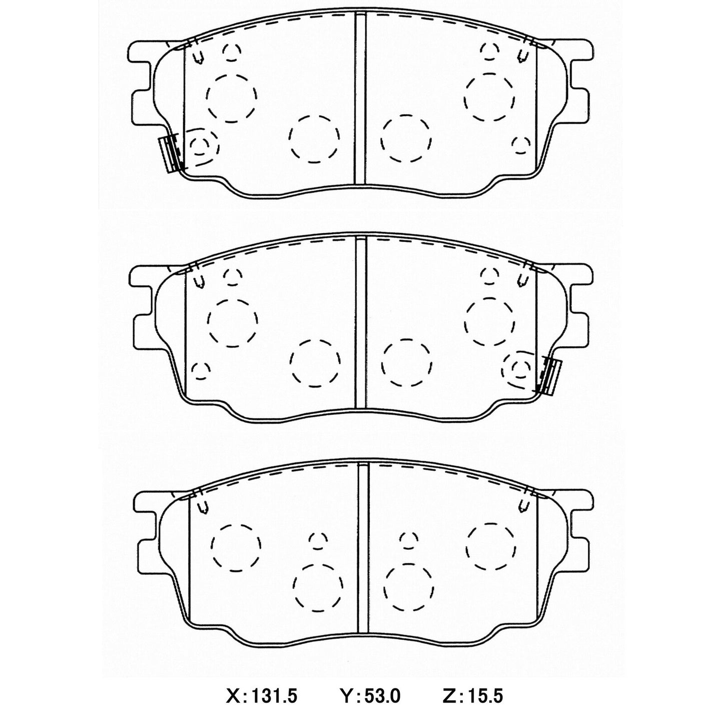 WinmaX Brake Pads Mazda 6 Front
