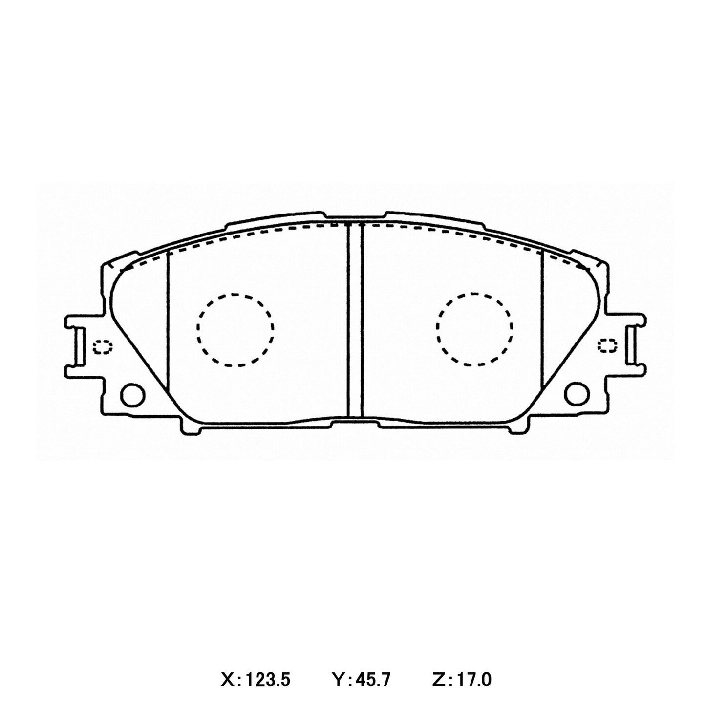 WinmaX Brake Pads Toyota Yaris NCP90/91/93/130/131