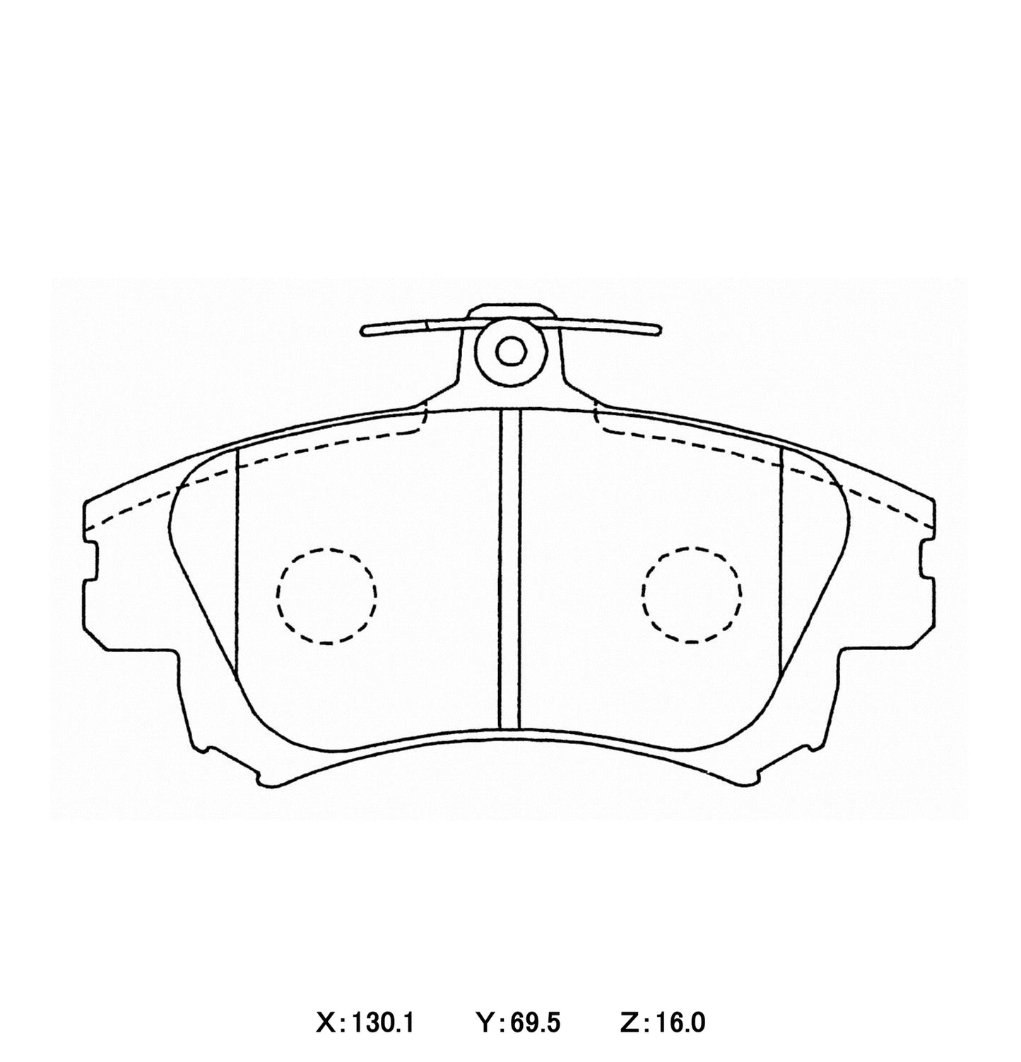 WinmaX Brake Pads Mitsubishi Colt Z27AG