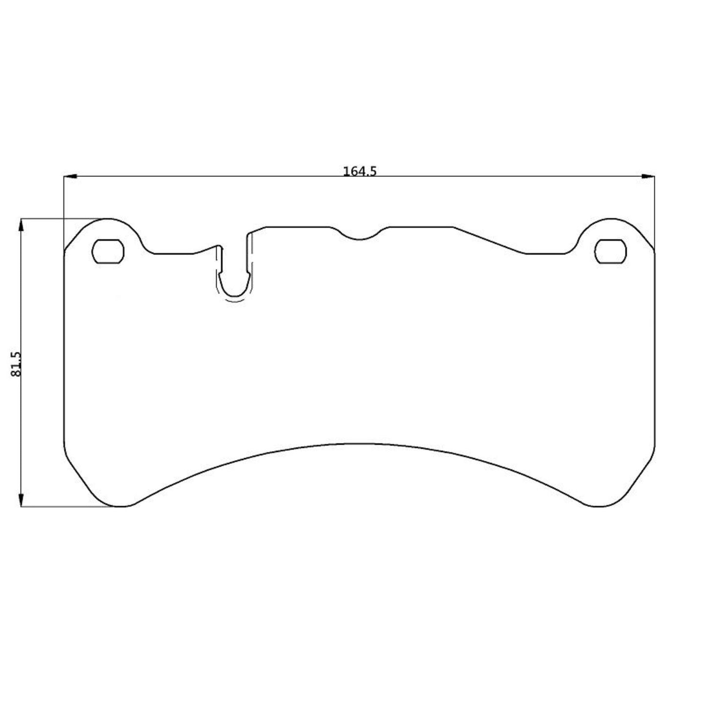 WinmaX Brake Pads Brembo 6pot WRX STI 2018 / Ford FPV Falcon GT / Mercedes CLK55
