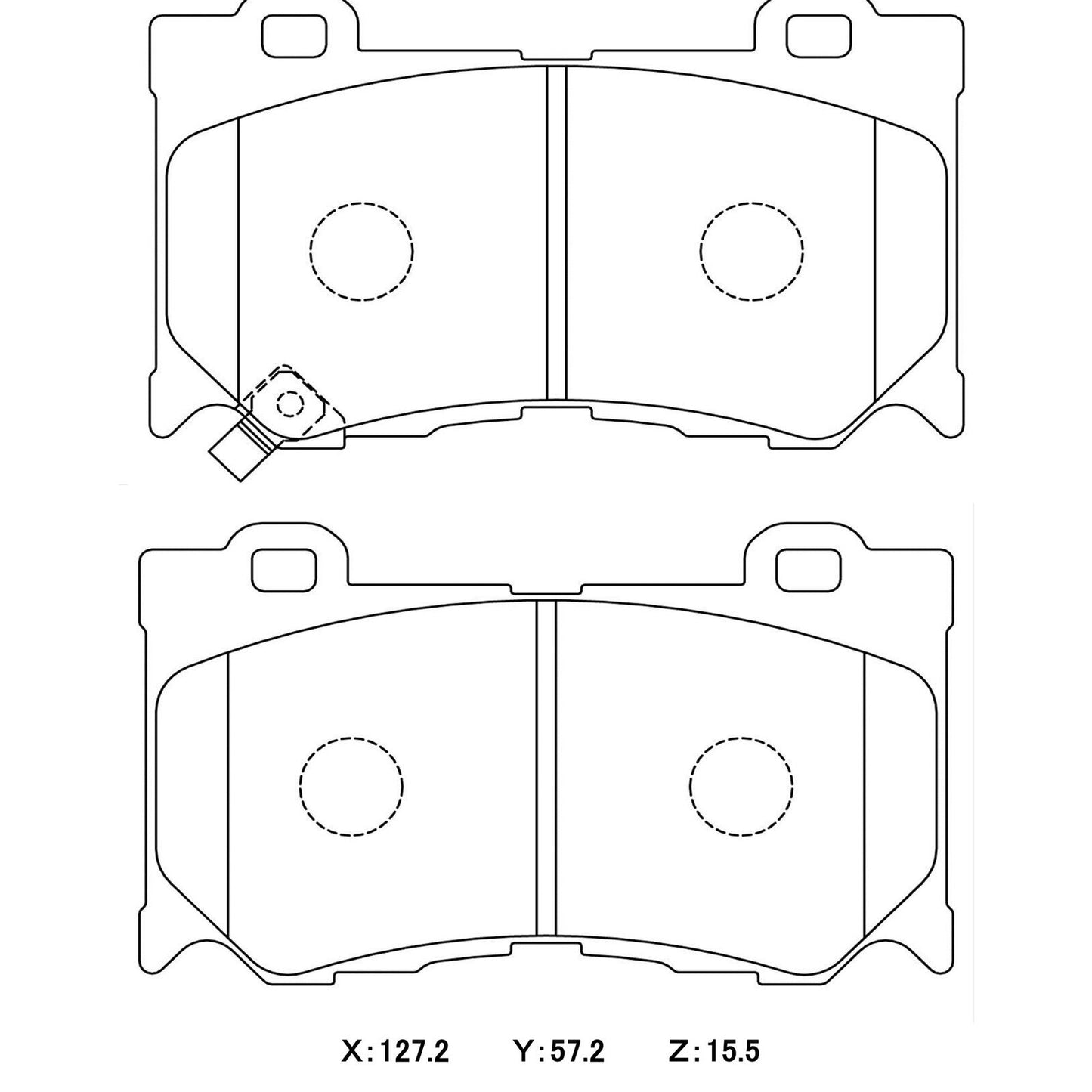 WinmaX Brake Pads Nissan 370Z (Akebono)