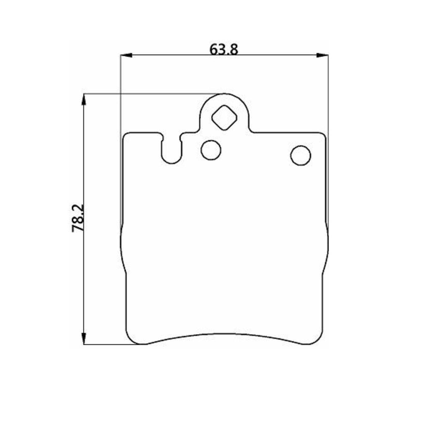 WinmaX Brake Pads Mercedes C230 Kompressor