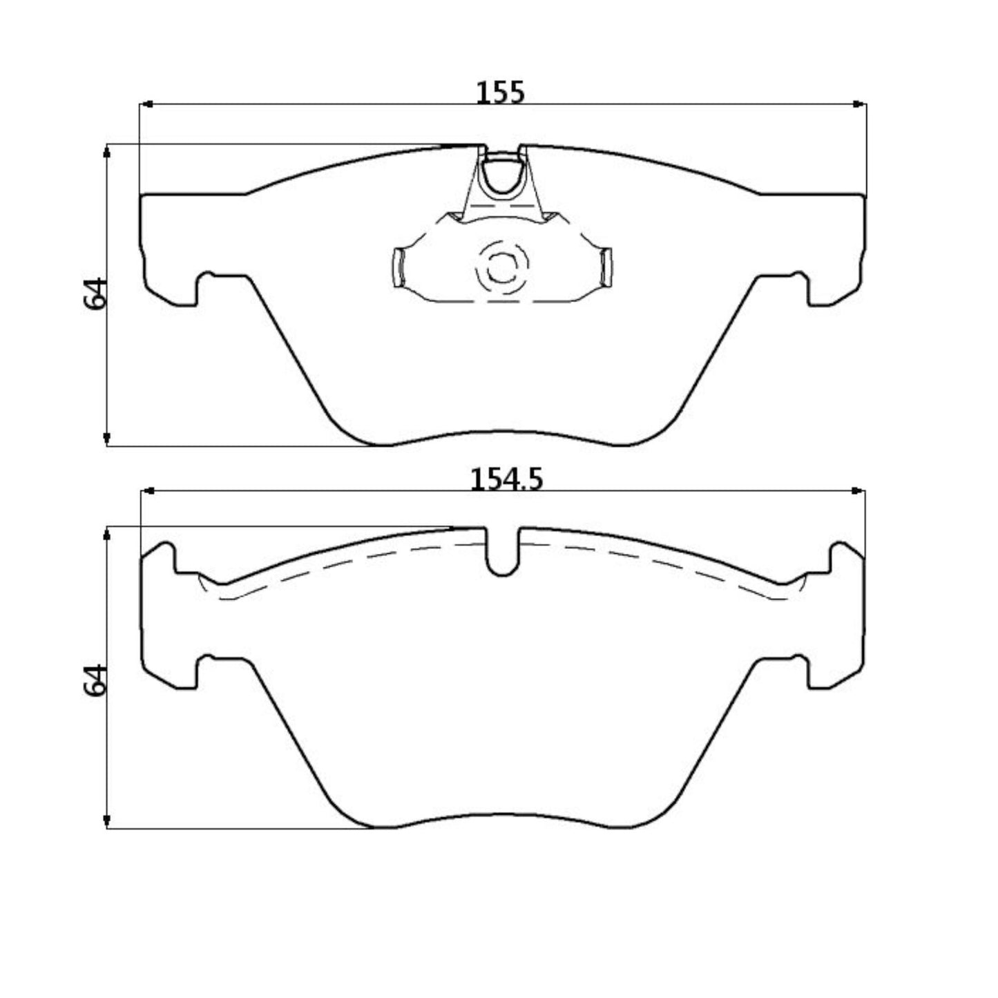 WinmaX Brake Pads BMW 3 Series E92 320i/325i