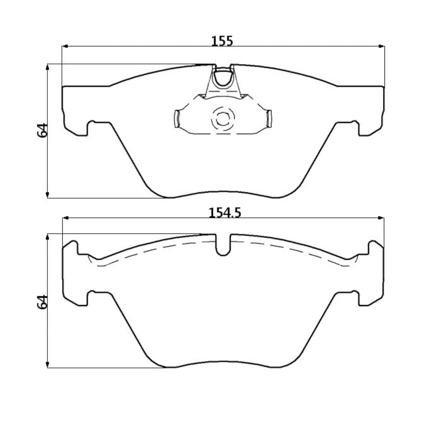 WinmaX Brake Pads BMW 3 Series E92 320i/325i