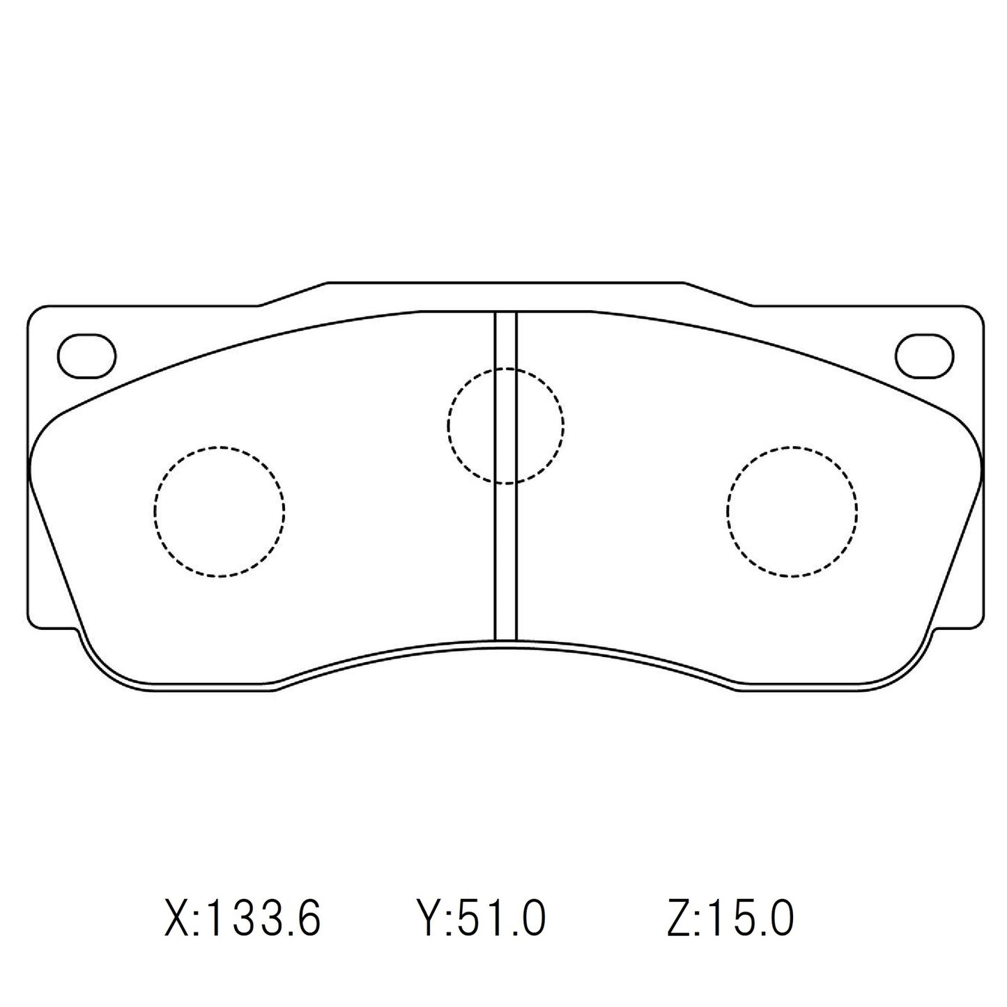 WinmaX Brake Pads Endless 4 pot caliper