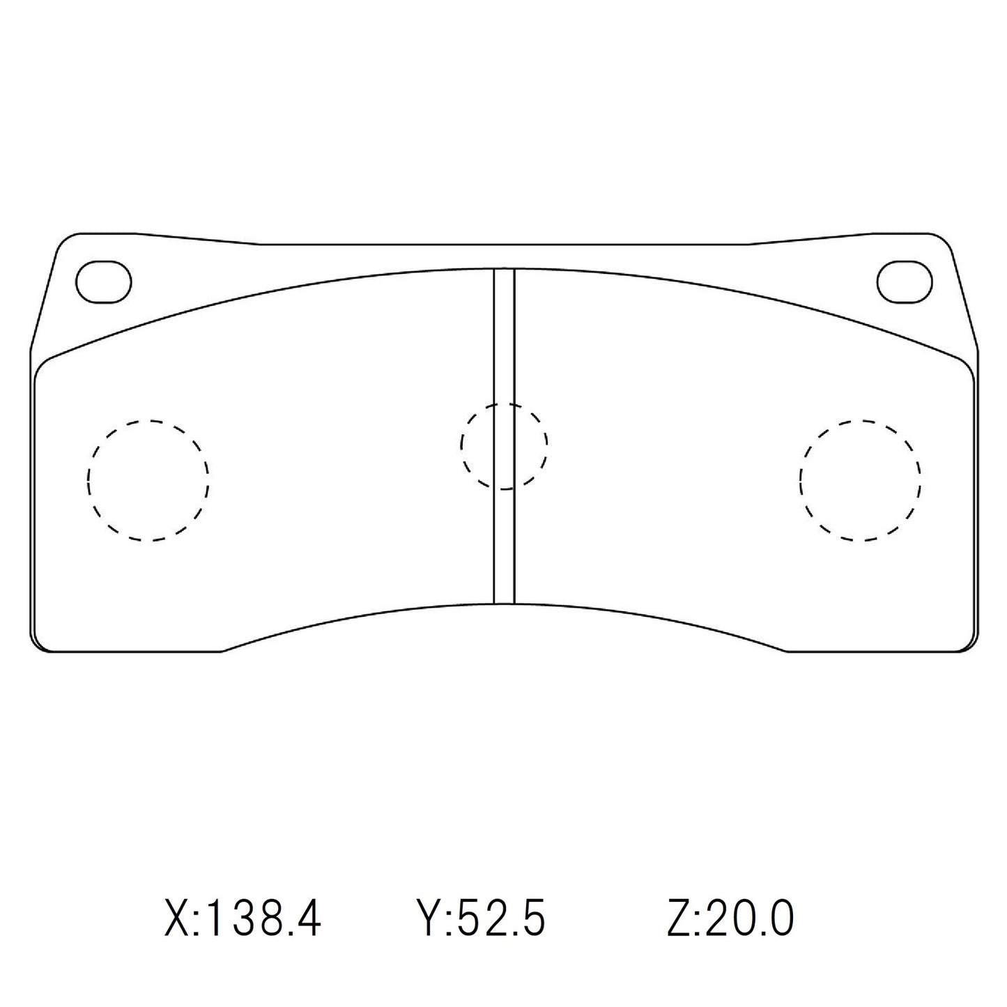 WinmaX Brake Pads Endless 6 pot caliper