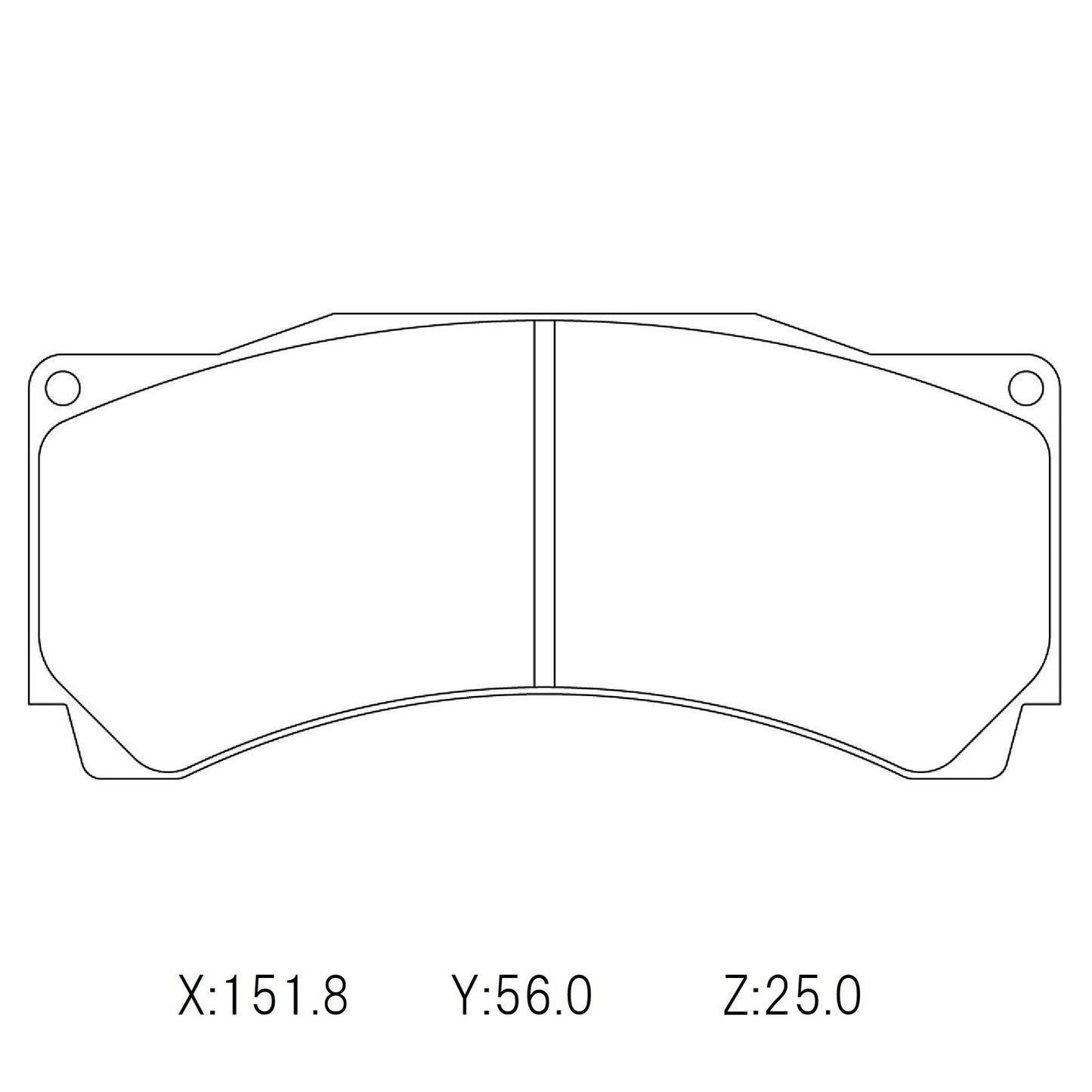WinmaX Brake Pads AP Racing 6 pot RD54