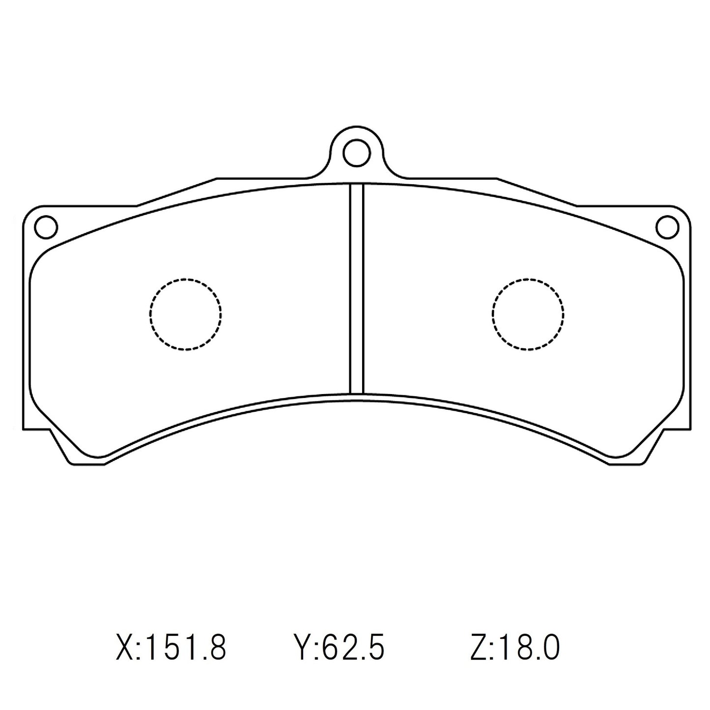 WinmaX Brake Pads AP Racing 6pot RD51