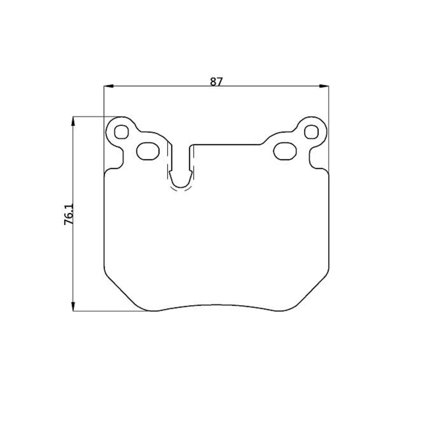 WinmaX Brake Pads BMW 135i E82 / 330i E92
