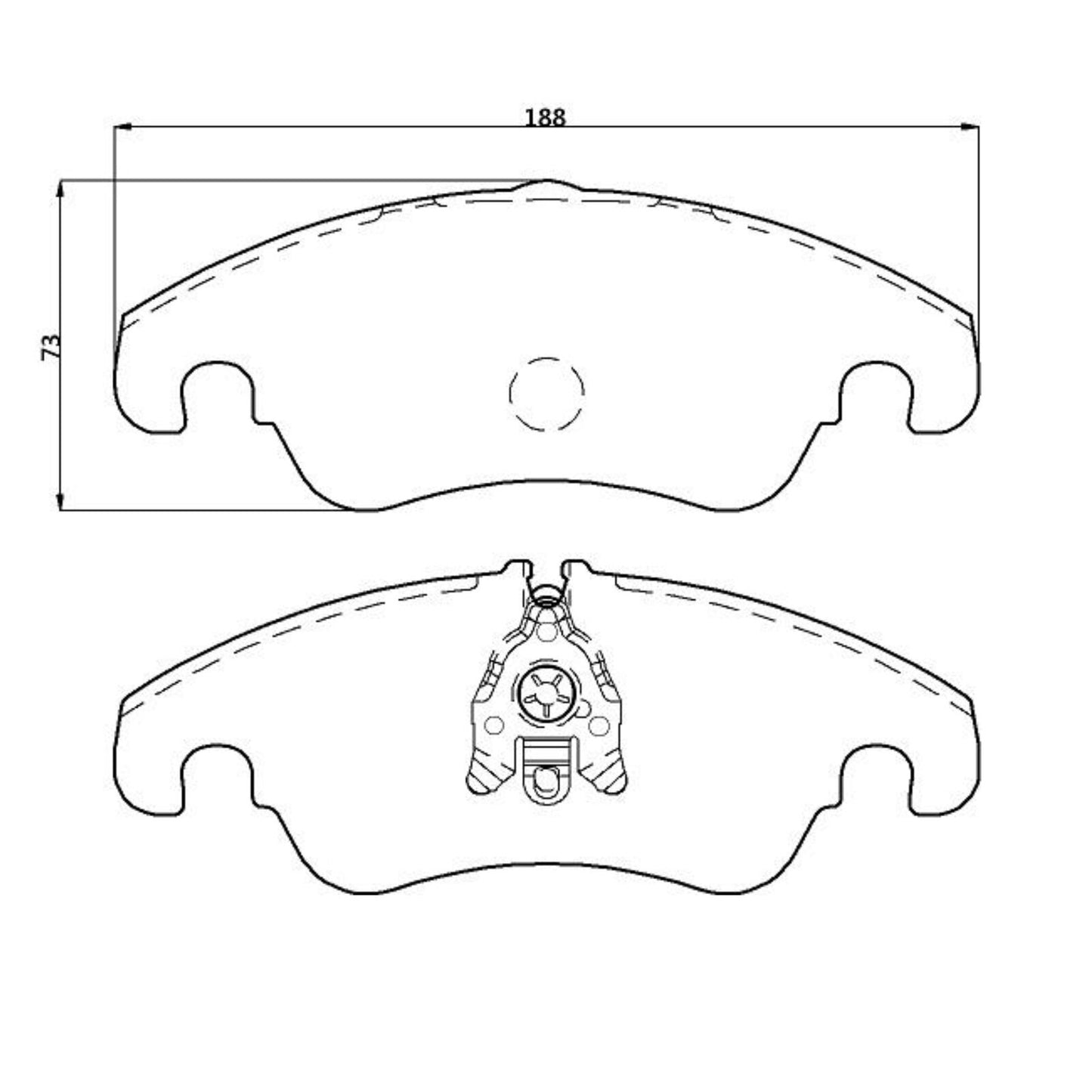 WinmaX Brake Pads Audi A4 (B8) Front