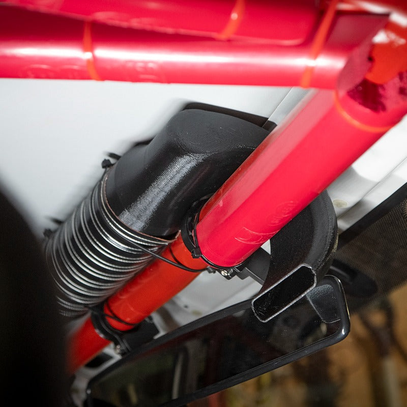 ABS roll cage cooling vent wrap-around style for motorsport