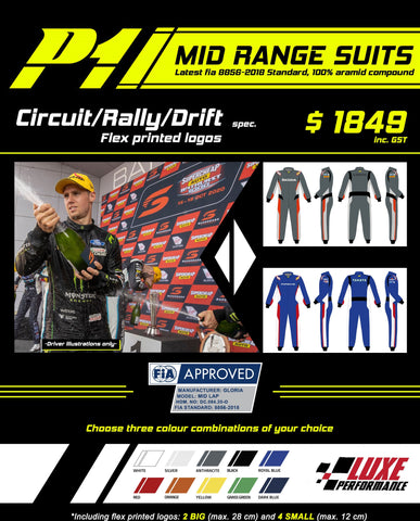 Full Custom - Mid Level - P1 FIA Approved 2 Layer Race Suit