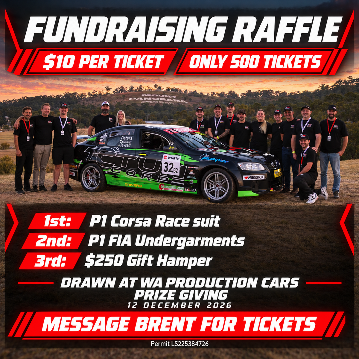 Fundraising Raffle — $10 Per Ticket