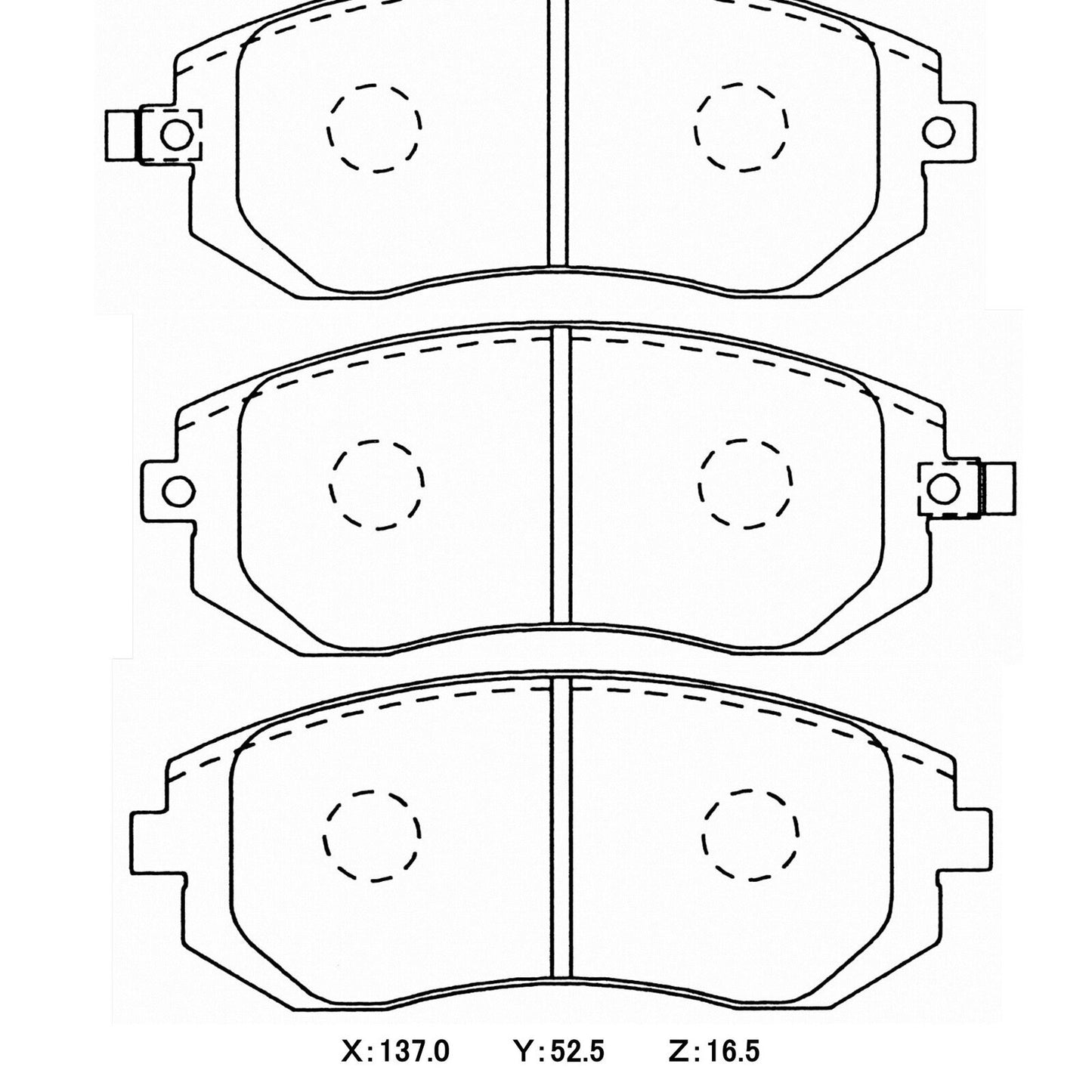 CIRCO Race Brake Pads Subaru BRZ / WRX / Toyota 86