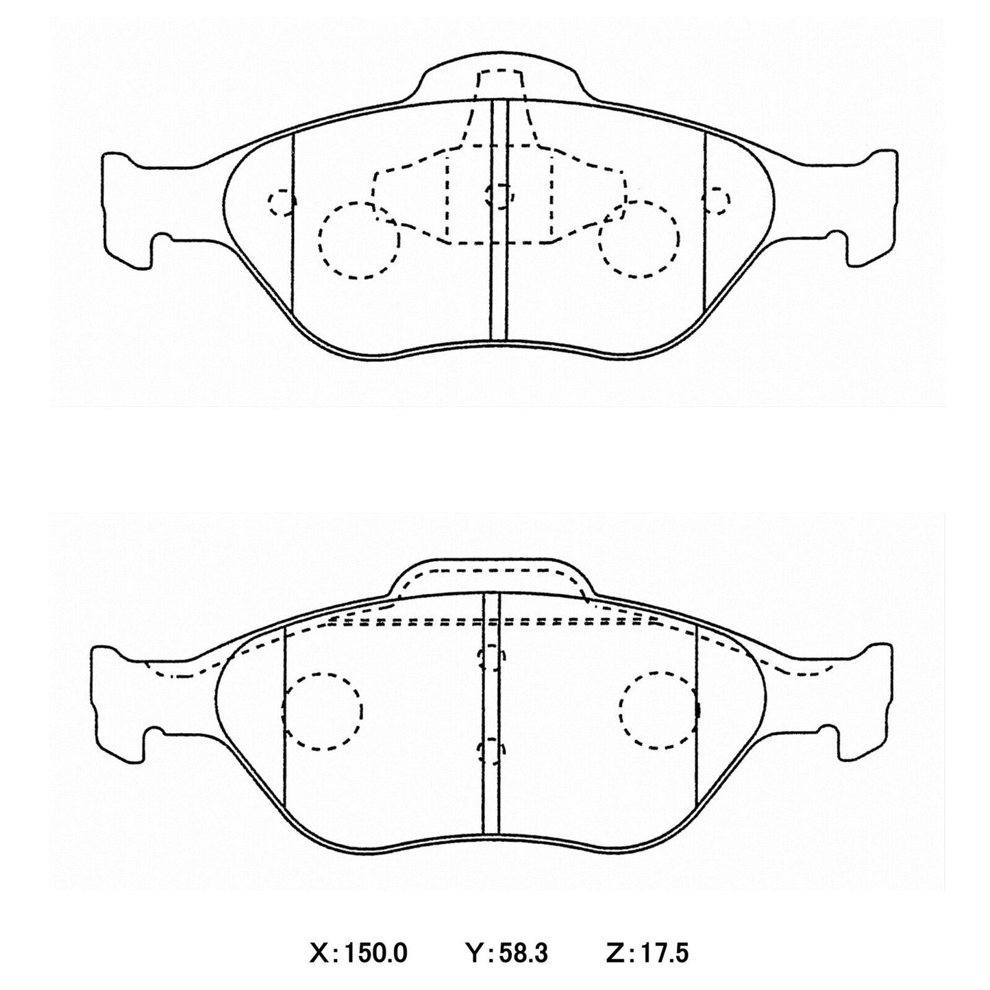 CIRCO Brake Pads Mazda 2 / Ford Fiesta Front