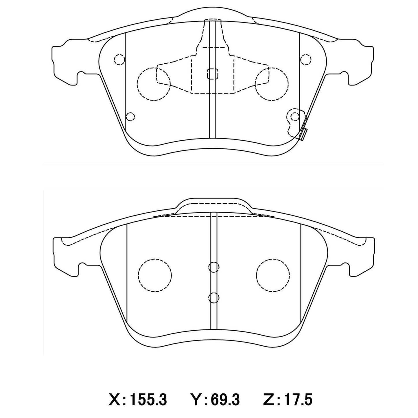 CIRCO Brake Pads Mazda 3 MPS (BK,BL) / Ford Focus XR5