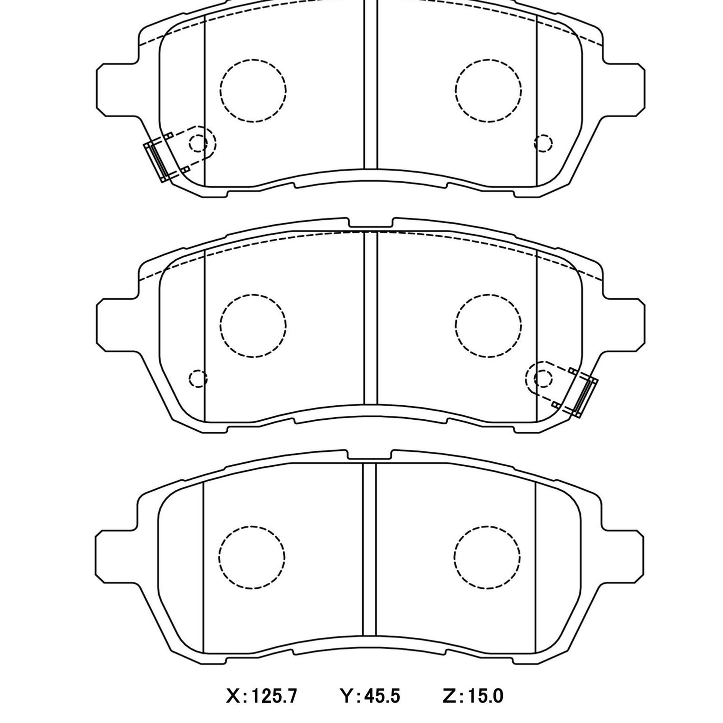 CIRCO Brake Pads SUZUKI SWIFT IV 2010