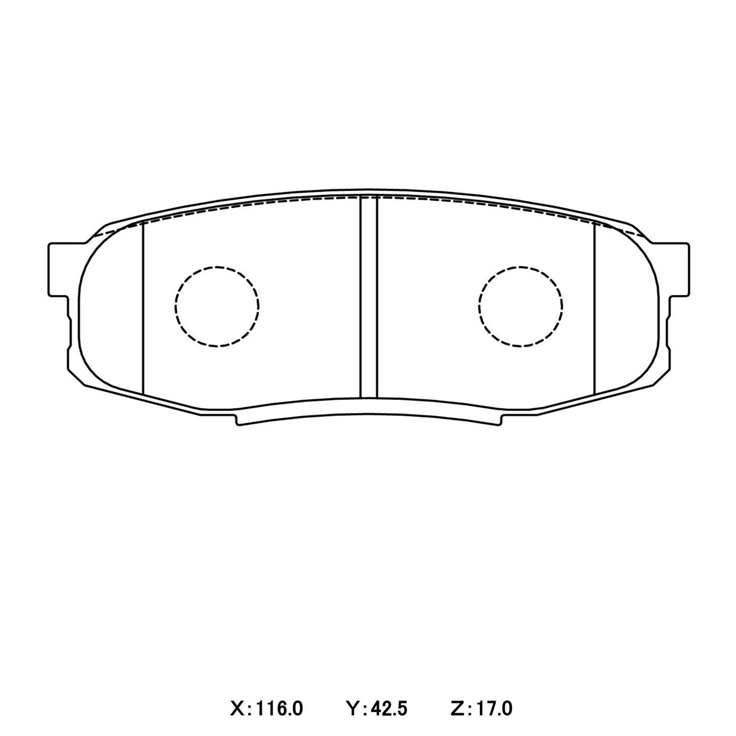 CIRCO Brake Pads Toyota Landcruiser 200 series