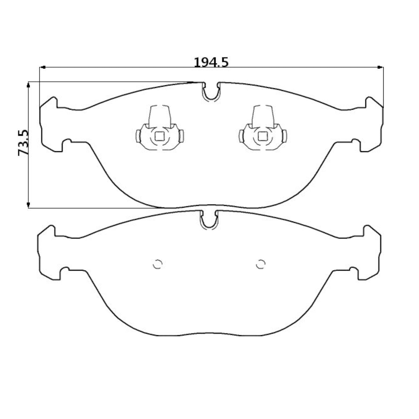 CIRCO M119 Race Brake Pads Volkswagen Golf IV R32