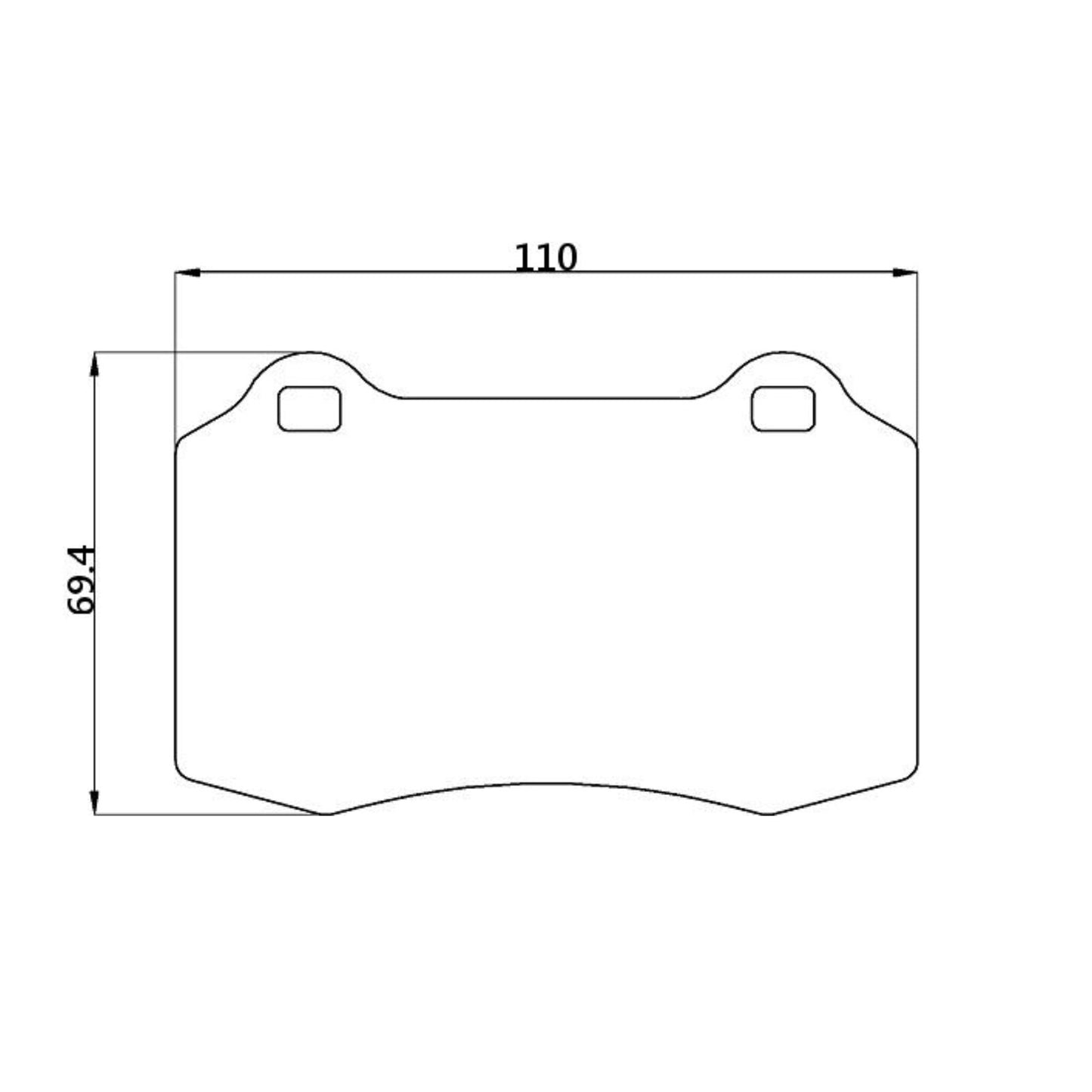 CIRCO Brake Pads Ford FPV Falcon GT 4pot Brembo